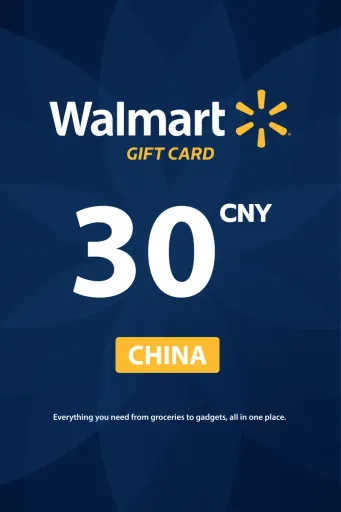 Walmart 30 CNY Gift Card (China) - Digital Key