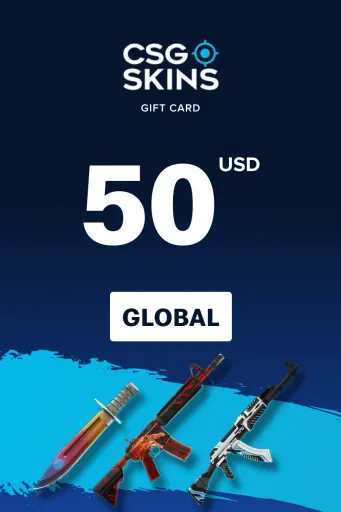CSGO-Skins 50 USD Gift Card (Global) - Digital Key