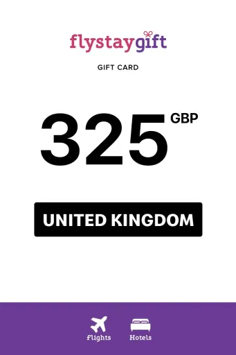 Flystay Gift 325 GBP Gift Card (United Kingdom) - Digital Key