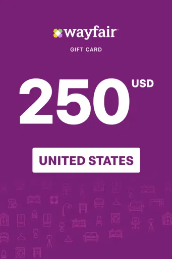 Wayfair 250 USD Gift Card (United States) - Digital Key