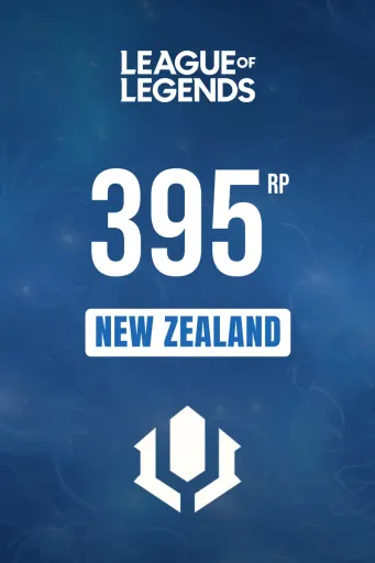 League of Legends - 395 RP (New Zealand) - Digital Key