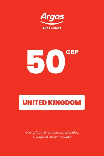 Argos 50 GBP Gift Card (United Kingdom) - Digital Key