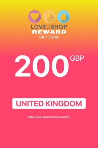 Love2Shop Reward 200 GBP Gift Card (United Kingdom) - Digital Key