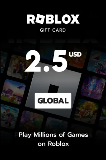 Roblox 2.5 USD Gift Card (Global) - Digital Key