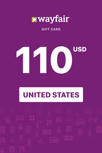 Wayfair 110 USD Gift Card (United States) - Digital Key