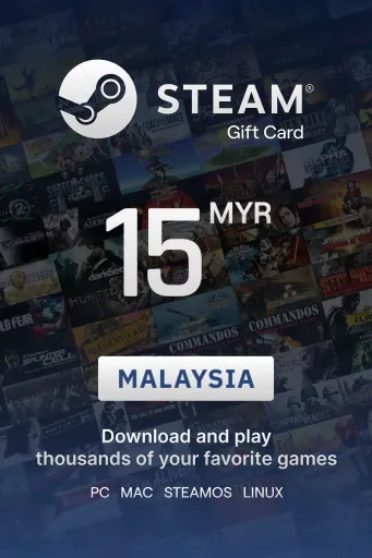 Steam Wallet 15 MYR Gift Card (Malaysia) - Digital Key
