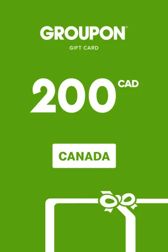 Groupon 200 CAD Gift Card (Canada) - Digital Key