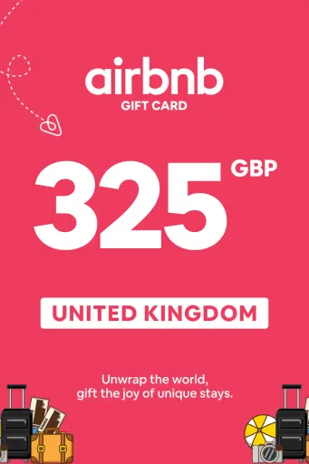 Product Image - Airbnb 325 GBP Gift Card (United Kingdom) - Digital Key