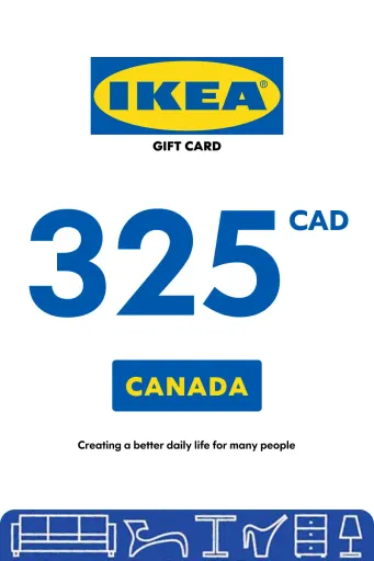 IKEA 325 CAD Gift Card (Canada) - Digital Key