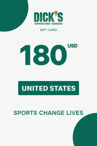 Dick's Sporting Goods 180 USD Gift Card (United States) - Digital Key