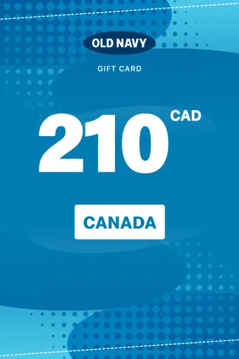 Old Navy 210 CAD Gift Card (Canada) - Digital Key