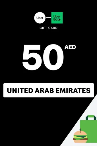 Product Image - Uber & Uber Eats 50 AED Gift Card (United Arab Emirates) - Digital Key