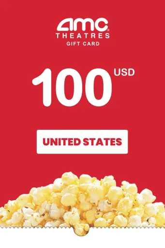 AMC Theatres 100 USD Gift Card (United States) - Digital Key