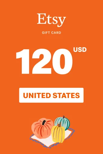 Etsy 120 USD Gift Card (United States) - Digital Key