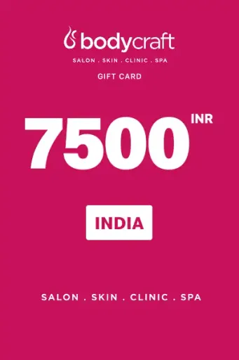Body Craft 7500 INR Gift Card (India) - Digital Key
