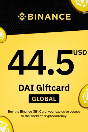 Binance (DAI) 44.5 USD Gift Card (Global) - Digital Key