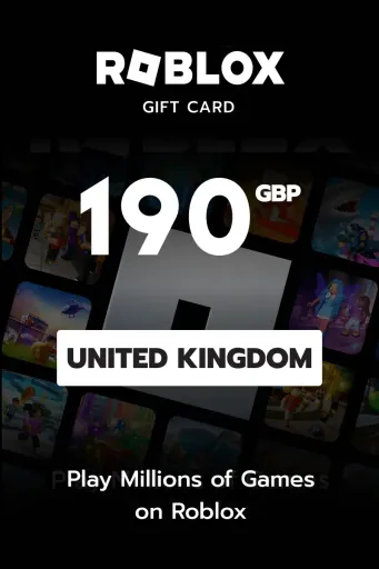 Roblox 190 GBP Gift Card (United Kingdom) - Digital Key