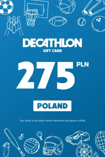 Decathlon 275 PLN Gift Card (Poland) - Digital Key