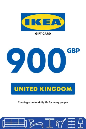 IKEA 900 GBP Gift Card (United Kingdom) - Digital Key