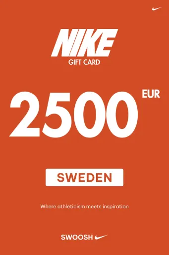Nike 2500 EUR Gift Card (Sweden) - Digital Key