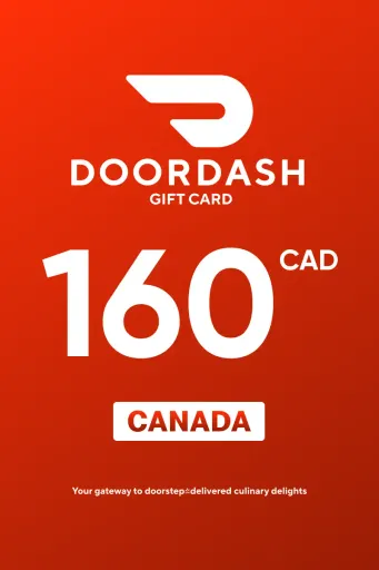 DoorDash 160 CAD Gift Card (Canada) - Digital Key