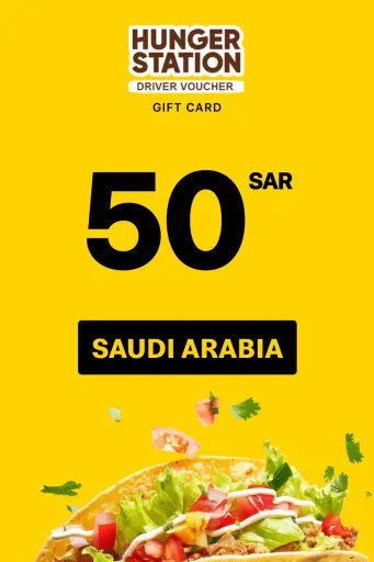 Hunger Station Drivers Voucher 50 SAR Gift Card (Saudi Arabia) - Digital Key