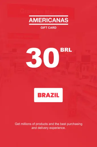 Americanas 30 BRL Gift Card (Brazil) - Digital Key