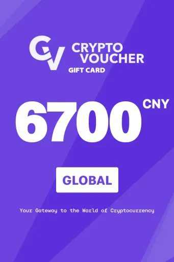 Crypto Voucher 6700 CNY Gift Card (Global) - Digital Key