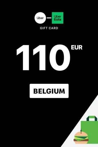 Uber & Uber Eats 110 EUR Gift Card (Belgium) - Digital Key