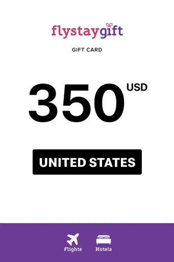 Flystay Gift 350 USD Gift Card (United States) - Digital Key