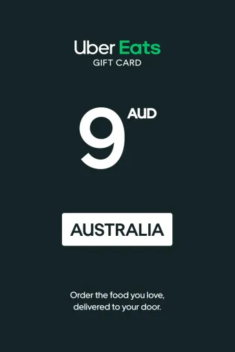 Uber Eats 9 AUD Gift Card (Australia) - Digital Key