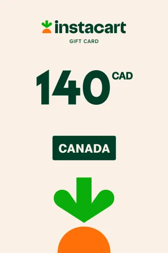 Instacart 140 CAD Gift Card (Canada) - Digital Key