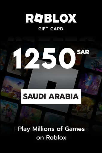 Roblox 1250 SAR Gift Card (Saudi Arabia) - Digital Key