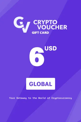 Crypto Voucher 6 USD Gift Card (Global) - Digital Key