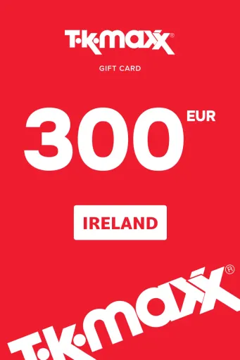 TK Maxx 300 EUR Gift Card (Ireland) - Digital Key
