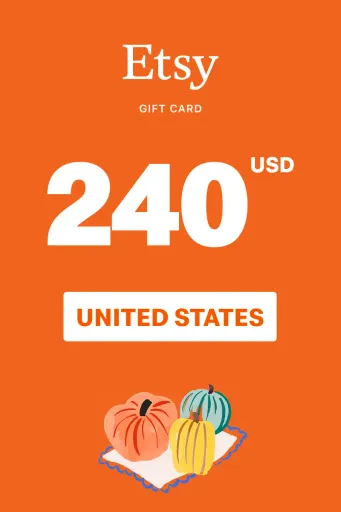 Etsy 240 USD Gift Card (United States) - Digital Key