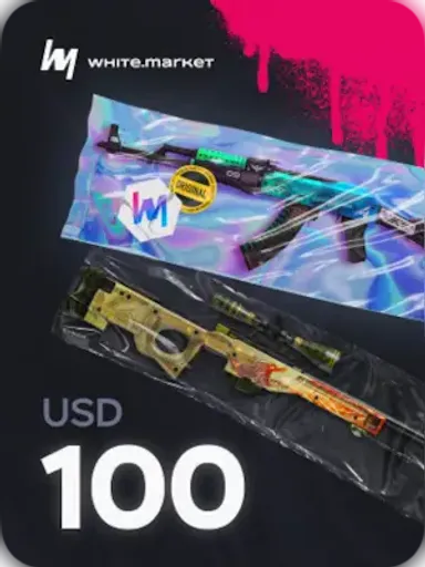WhiteMarket 100 USD Gift Card (Global) - Digital Key