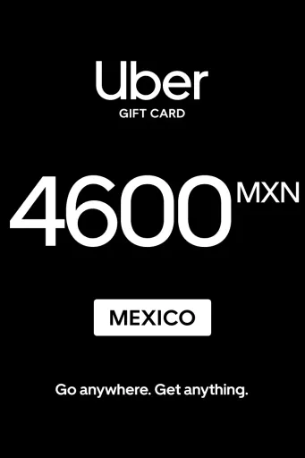 Uber 4600 MXN Gift Card (Mexico) - Digital Key
