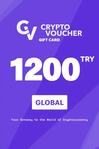 Crypto Voucher 1200 TRY Gift Card (Global) - Digital Key