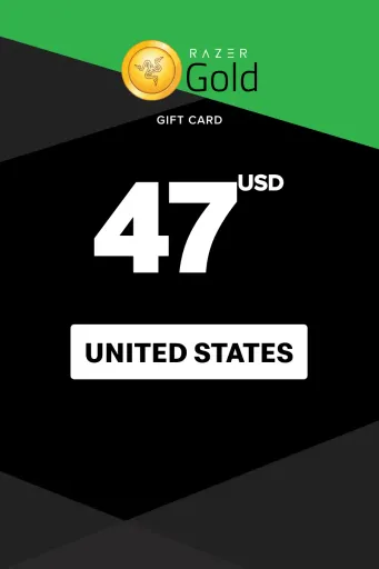 Razer Gold 47 USD Gift Card (United States) - Digital Key