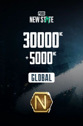 PUBG New State 30,000 NC + 5,000 Bonus (Global) - Digital Key