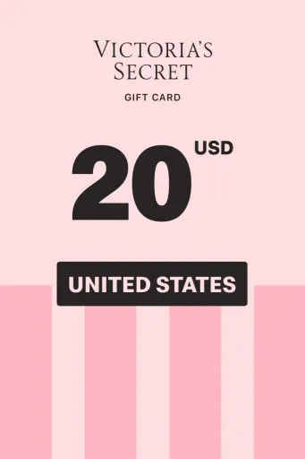 Product Image - Victoria's Secret Pink 20 USD Gift Card (United States) - Digital Key