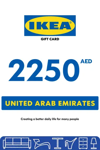 IKEA 2250 AED Gift Card (United Arab Emirates) - Digital Key