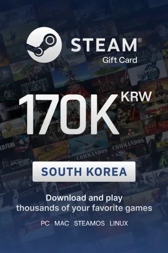 Steam Wallet 170000 KRW Gift Card (South Korea) - Digital Key