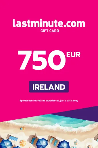 lastminute.com 750 EUR Gift Card (Ireland) - Digital Key