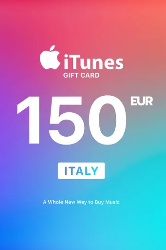 Apple iTunes 150 EUR Gift Card (Italy) - Digital Key