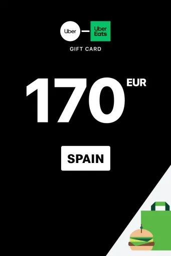 Uber & Uber Eats 170 EUR Gift Card (Spain) - Digital Key