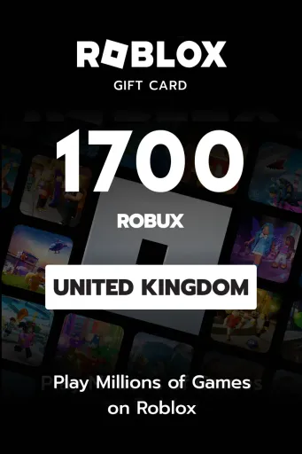 Roblox 1700 Robux (United Kingdom) - Digital Key