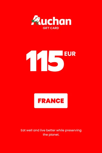 Auchan 115 EUR Gift Card (France) - Digital Key