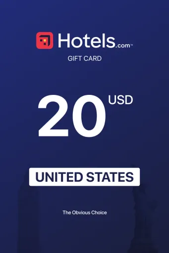 Hotels.com 20 USD Gift Card (United States) - Digital Key